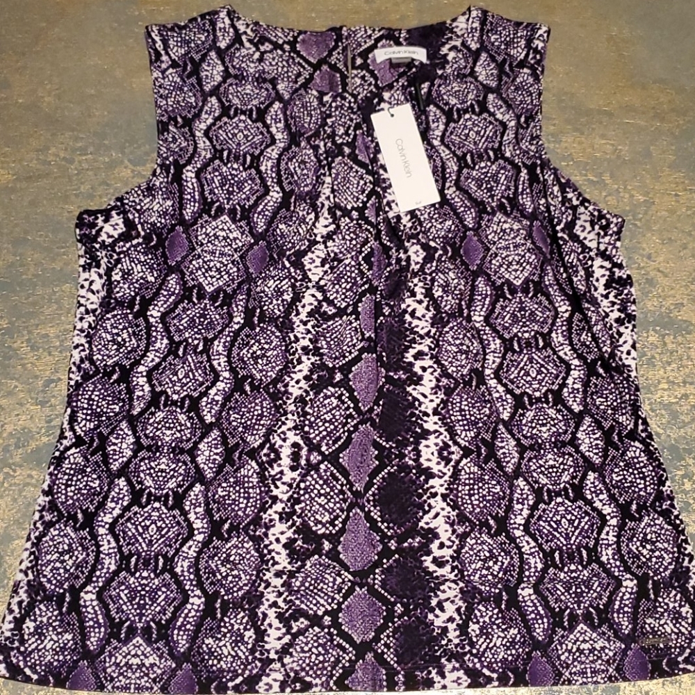 NWT Calvin Klein Blouse EX-LARGE